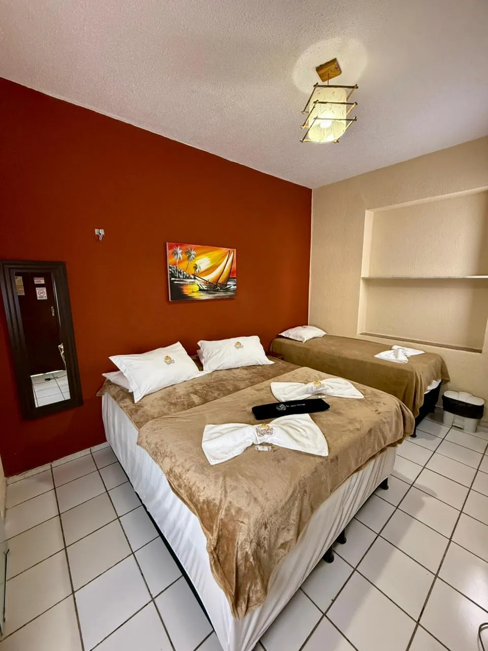 Quarto Triplo Família do Residencial Dragão, até 3 pessoas